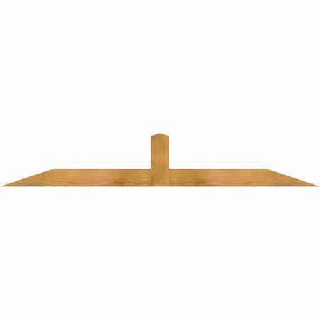Ekena Millwork Portland Rough Sawn Timber Gable Bracket, Western Red Cedar, 72"W x 12"H x 4"D x 4"F, 4/12 Pitch GBW072X12X0404POR00RWR